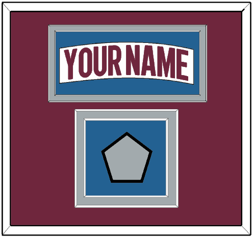 Colorado Nameplate & 2022 Stanley Cup Finals Patch - Road White - Signature Tier 3