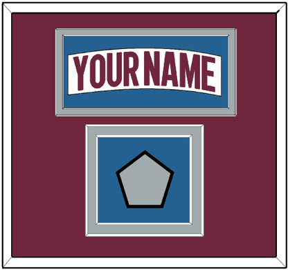 Colorado Nameplate & 2022 Stanley Cup Finals Patch - Road White - Signature Tier 3