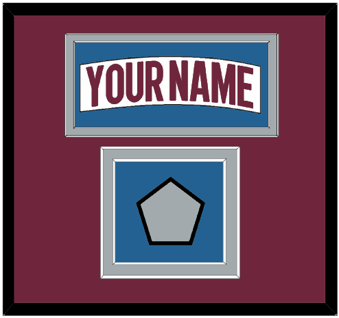 Colorado Nameplate & 2022 Stanley Cup Champions Patch - Road White - Signature Tier 3