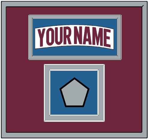 Colorado Nameplate & 2022 Stanley Cup Champions Patch - Road White - Signature Tier 3