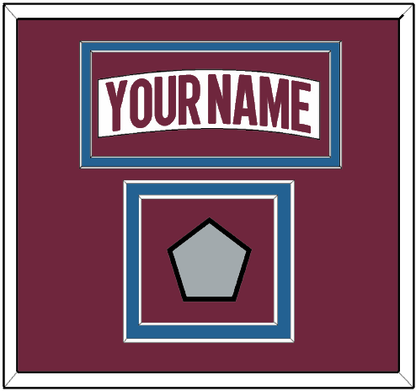Colorado Nameplate & 2022 Stanley Cup Champions Patch - Road White - Signature Tier 4