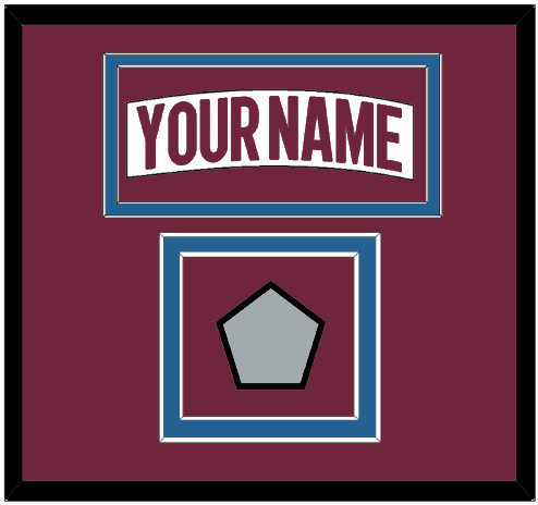 Colorado Nameplate & 2022 Stanley Cup Champions Patch - Road White - Signature Tier 4