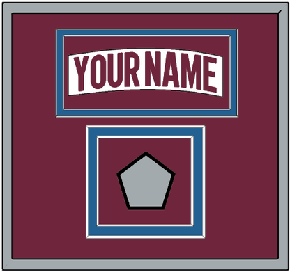Colorado Nameplate & 2022 Stanley Cup Finals Patch - Road White - Signature Tier 4