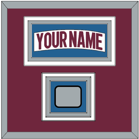 Colorado Nameplate & 2022 Stanley Cup Champions Patch - Road White - Premier Tier 2