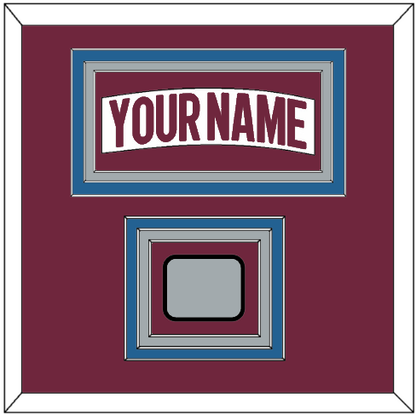 Colorado Nameplate & 2022 Stanley Cup Champions Patch - Road White - Premier Tier 3
