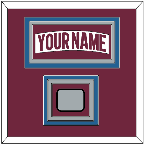 Colorado Nameplate & 2022 Stanley Cup Finals Patch - Road White - Premier Tier 3