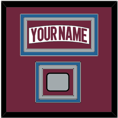 Colorado Nameplate & 2022 Stanley Cup Champions Patch - Road White - Premier Tier 3