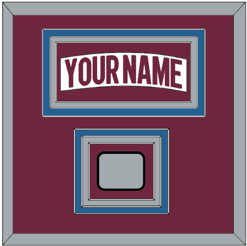 Colorado Nameplate & 2022 Stanley Cup Champions Patch - Road White - Premier Tier 3