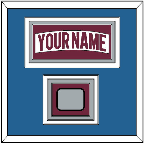 Colorado Nameplate & 2022 Stanley Cup Finals Patch - Road White - Premier Tier 4