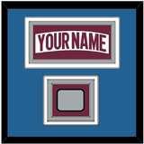 Colorado Nameplate & 2022 Stanley Cup Finals Patch - Road White - Triple Mat 4