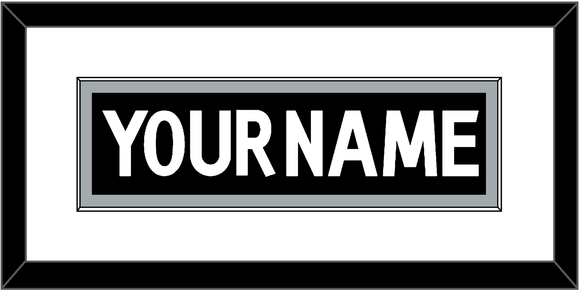 Los Angeles Nameplate - Home Black - Single Mat 1