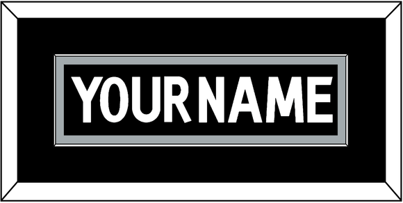 Los Angeles Nameplate - Home Black - Single Mat 2