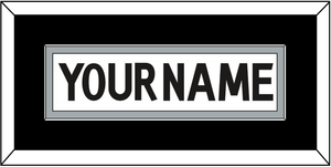 Los Angeles Nameplate - Road White - Single Mat 2