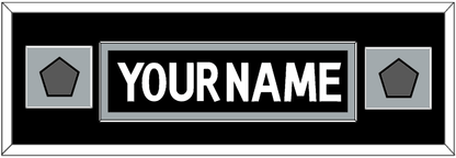 Los Angeles Nameplate With 2 Stanley Cup Finals Patches - Home Black (2011-2017) - Essential Tier 4