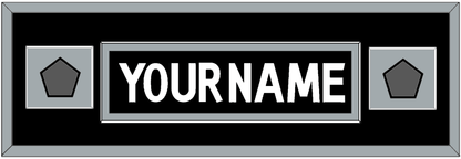 Los Angeles Nameplate With 2 Stanley Cup Finals Patches - Home Black (2011-2017) - Essential Tier 4