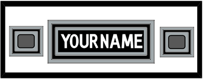 Los Angeles Nameplate With 2 Stanley Cup Champions Patches - Home Black (2011-2017) - Premier Tier 3