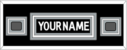 Los Angeles Nameplate With 2 Stanley Cup Finals Patches - Home Black (2011-2017) - Premier Tier 4