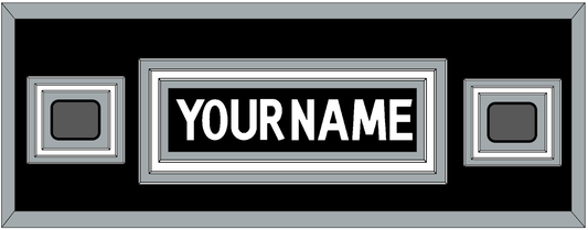 Los Angeles Nameplate With 2 Stanley Cup Champions Patches - Home Black (2011-2017) - Premier Tier 4