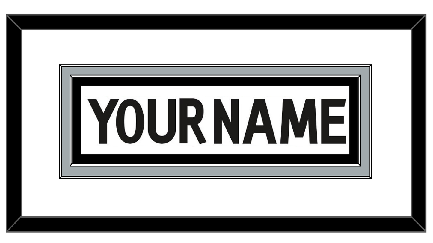 Los Angeles Nameplate - Road White (2017-2024) - Signature Tier 1