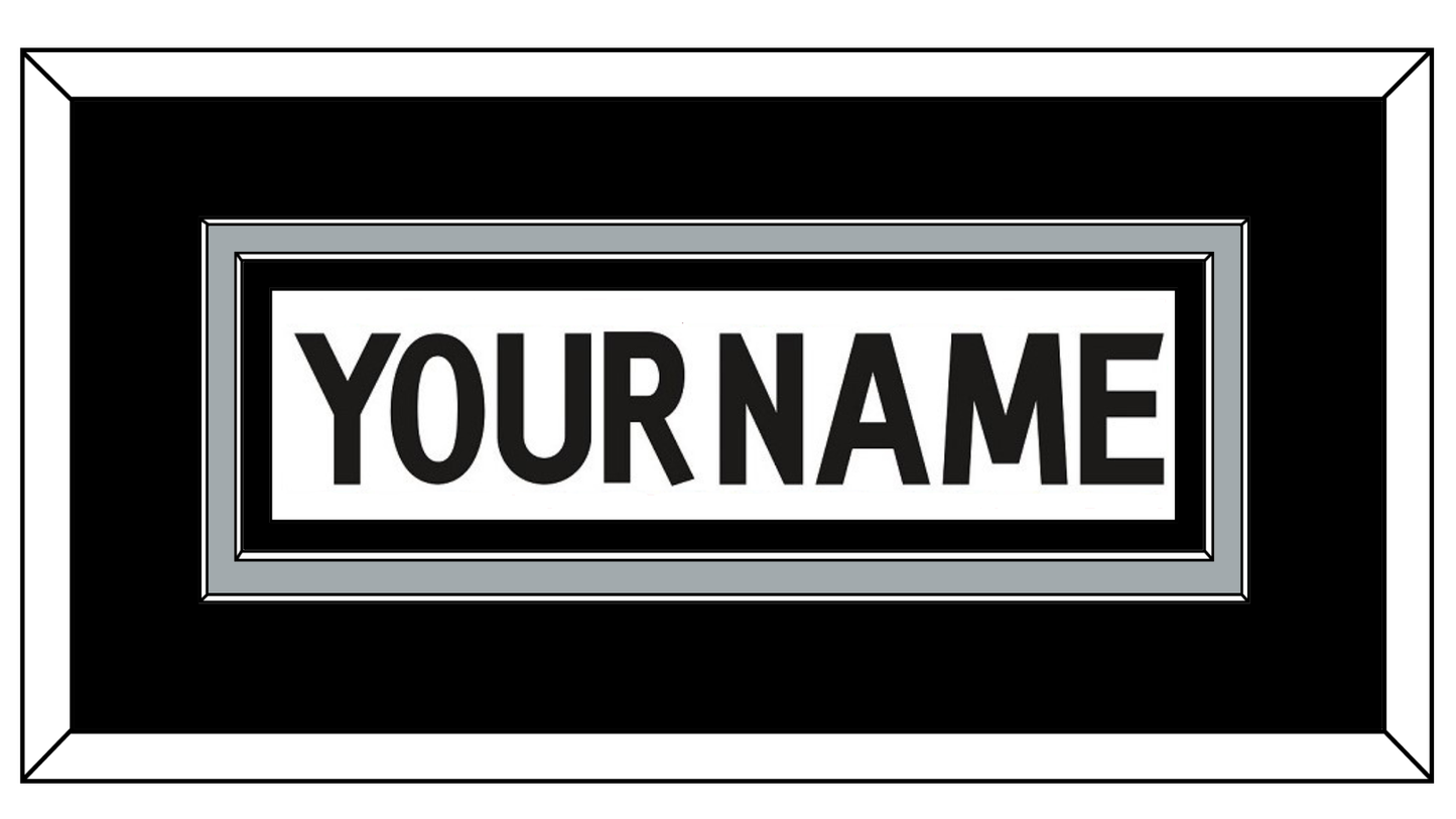 Los Angeles Nameplate - Road White (2017-2024) - Signature Tier 2