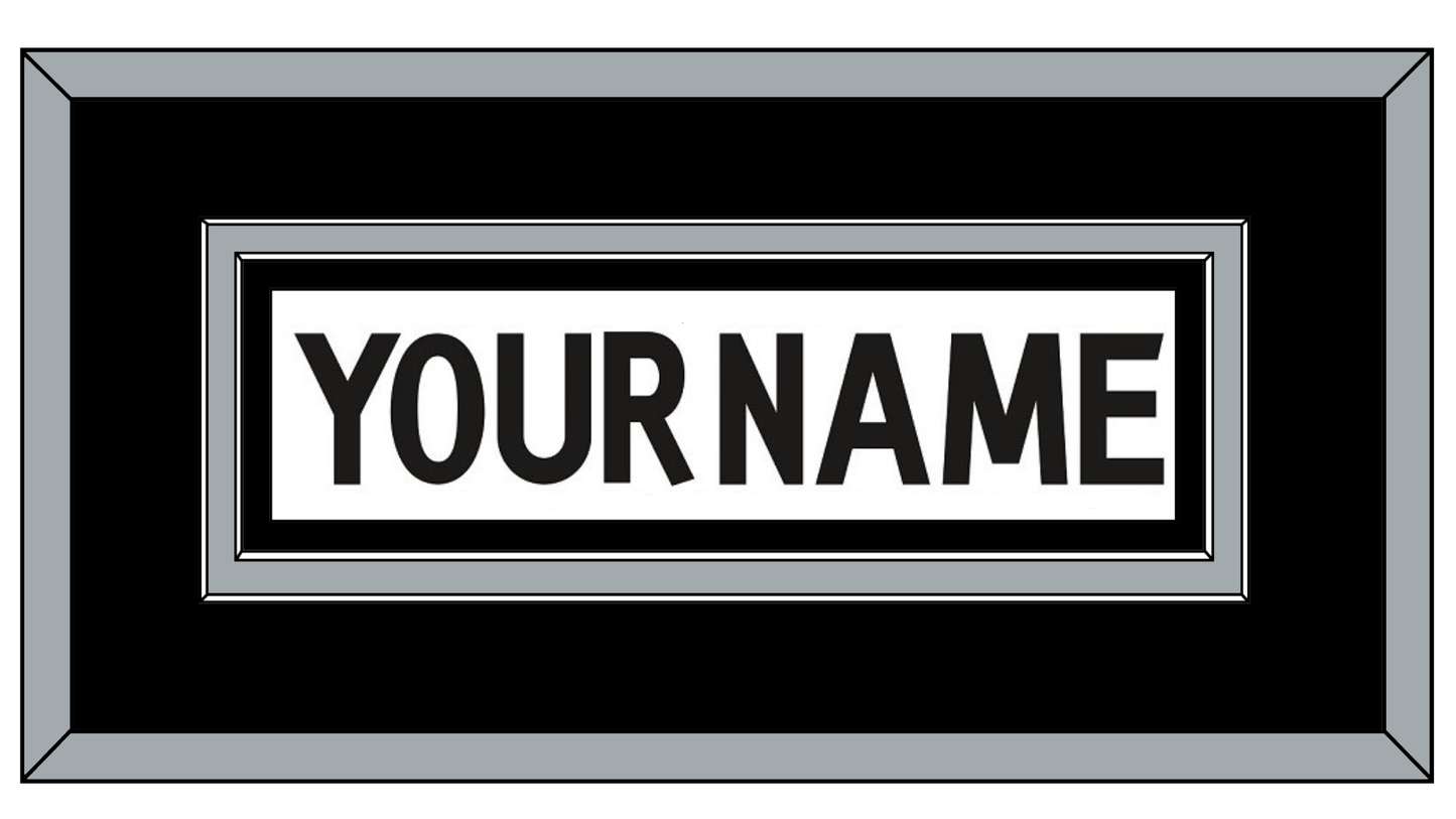 Los Angeles Nameplate - Road White (2017-2024) - Signature Tier 2