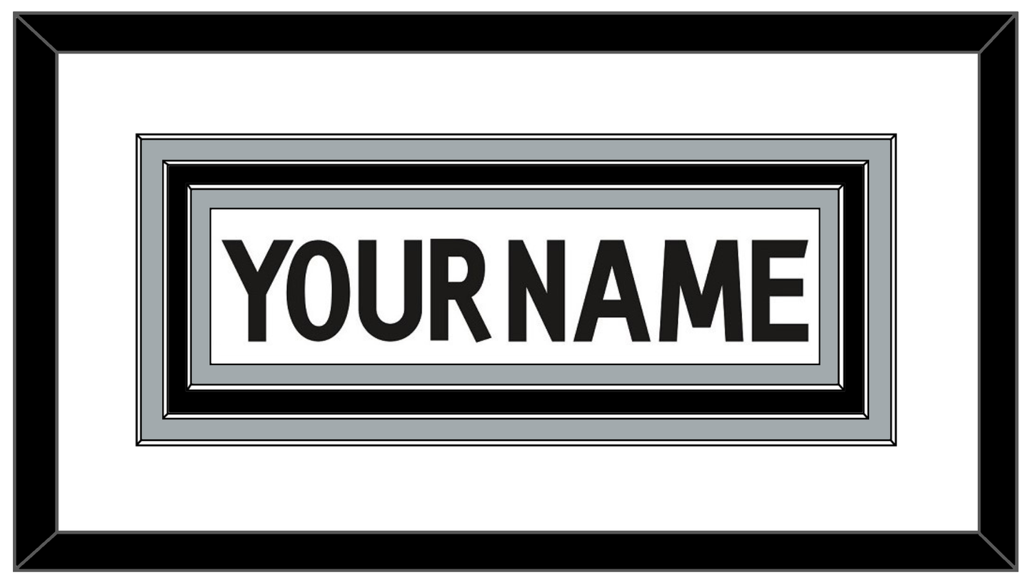 Los Angeles Nameplate - Road White (2017-2024) - Premier Tier 1