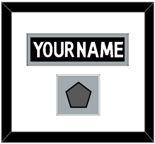 Los Angeles Nameplate & Stanley Cup Champions Patch - Home Black (2011-2017) - Essential Tier 1