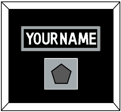 Los Angeles Nameplate & Stanley Cup Finals Patch - Home Black (2011-2017) - Essential Tier 2