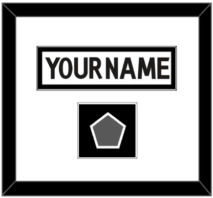 Los Angeles Nameplate & Stanley Cup Finals Patch - Road White (2011-2017) - Essential Tier 2