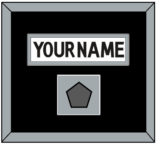 Los Angeles Nameplate & Stanley Cup Champions Patch - Road White (2011-2017) - Essential Tier 3
