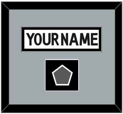 Los Angeles Nameplate & Stanley Cup Champions Patch - Road White (2011-2017) - Essential Tier 4