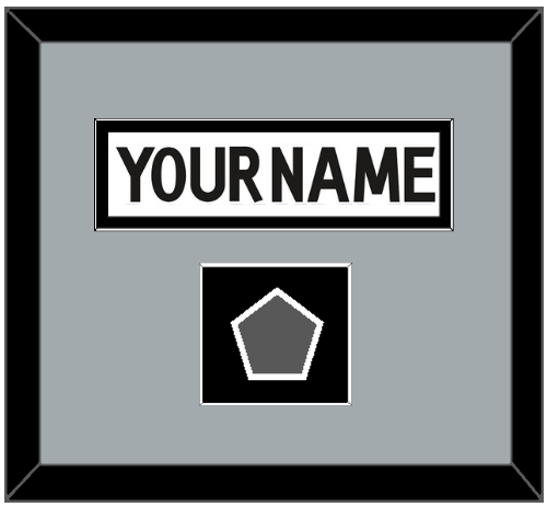 Los Angeles Nameplate & Stanley Cup Finals Patch - Road White (2011-2017) - Essential Tier 4