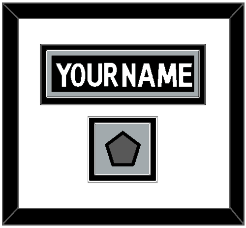 Los Angeles Nameplate & Stanley Cup Finals Patch - Home Black (2011-2017) - Signature Tier 1