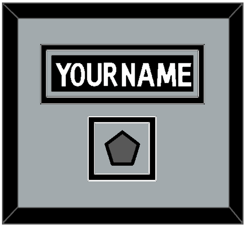 Los Angeles Nameplate & Stanley Cup Finals Patch - Home Black (2011-2017) - Signature Tier 2