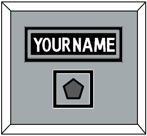 Los Angeles Nameplate & Stanley Cup Champions Patch - Home Black (2011-2017) - Signature Tier 2