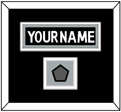 Los Angeles Nameplate & Stanley Cup Champions Patch - Home Black (2011-2017) - Signature Tier 3