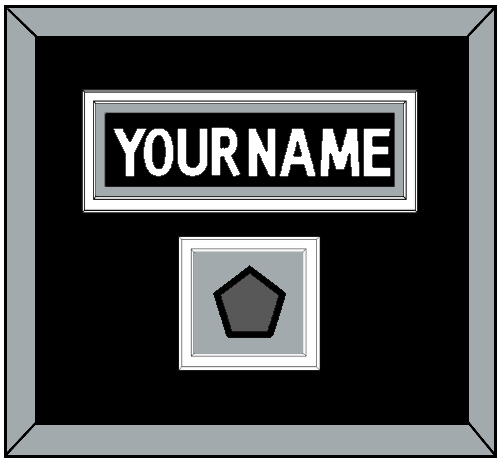 Los Angeles Nameplate & Stanley Cup Champions Patch - Home Black (2011-2017) - Signature Tier 3
