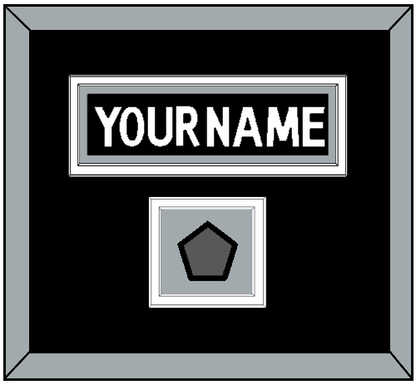 Los Angeles Nameplate & Stanley Cup Champions Patch - Home Black (2011-2017) - Signature Tier 3