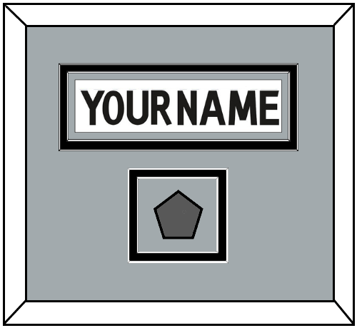 Los Angeles Nameplate & Stanley Cup Finals Patch - Road White (2011-2017) - Signature Tier 2