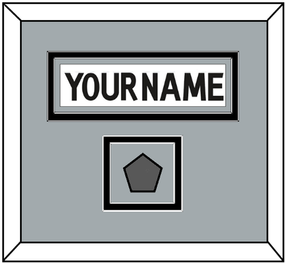 Los Angeles Nameplate & Stanley Cup Finals Patch - Road White (2011-2017) - Signature Tier 2