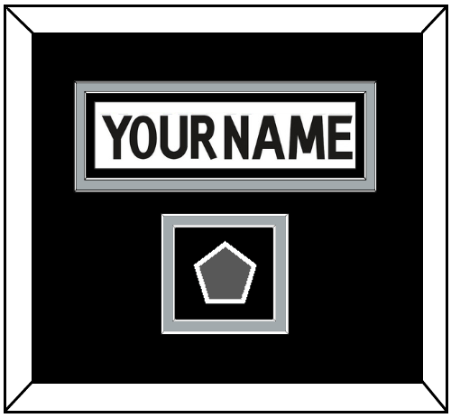 Los Angeles Nameplate & Stanley Cup Champions Patch - Road White (2011-2017) - Signature Tier 3