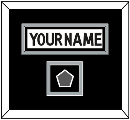 Los Angeles Nameplate & Stanley Cup Champions Patch - Road White (2011-2017) - Signature Tier 3