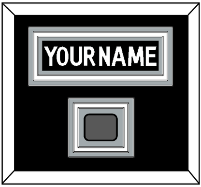 Los Angeles Nameplate & Stanley Cup Finals Patch - Home Black (2011-2017) - Premier Tier 1