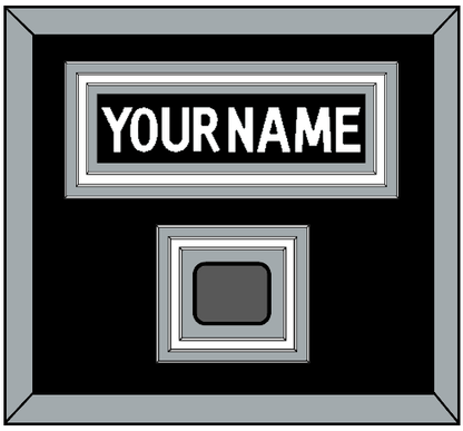 Los Angeles Nameplate & Stanley Cup Champions Patch - Home Black (2011-2017) - Premier Tier 1