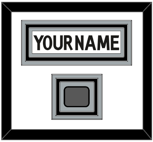 Los Angeles Nameplate & Stanley Cup Champions Patch - Road White (2011-2017) - Premier Tier 1