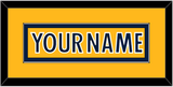 Nashville Nameplate - Home Gold - Single Mat 2