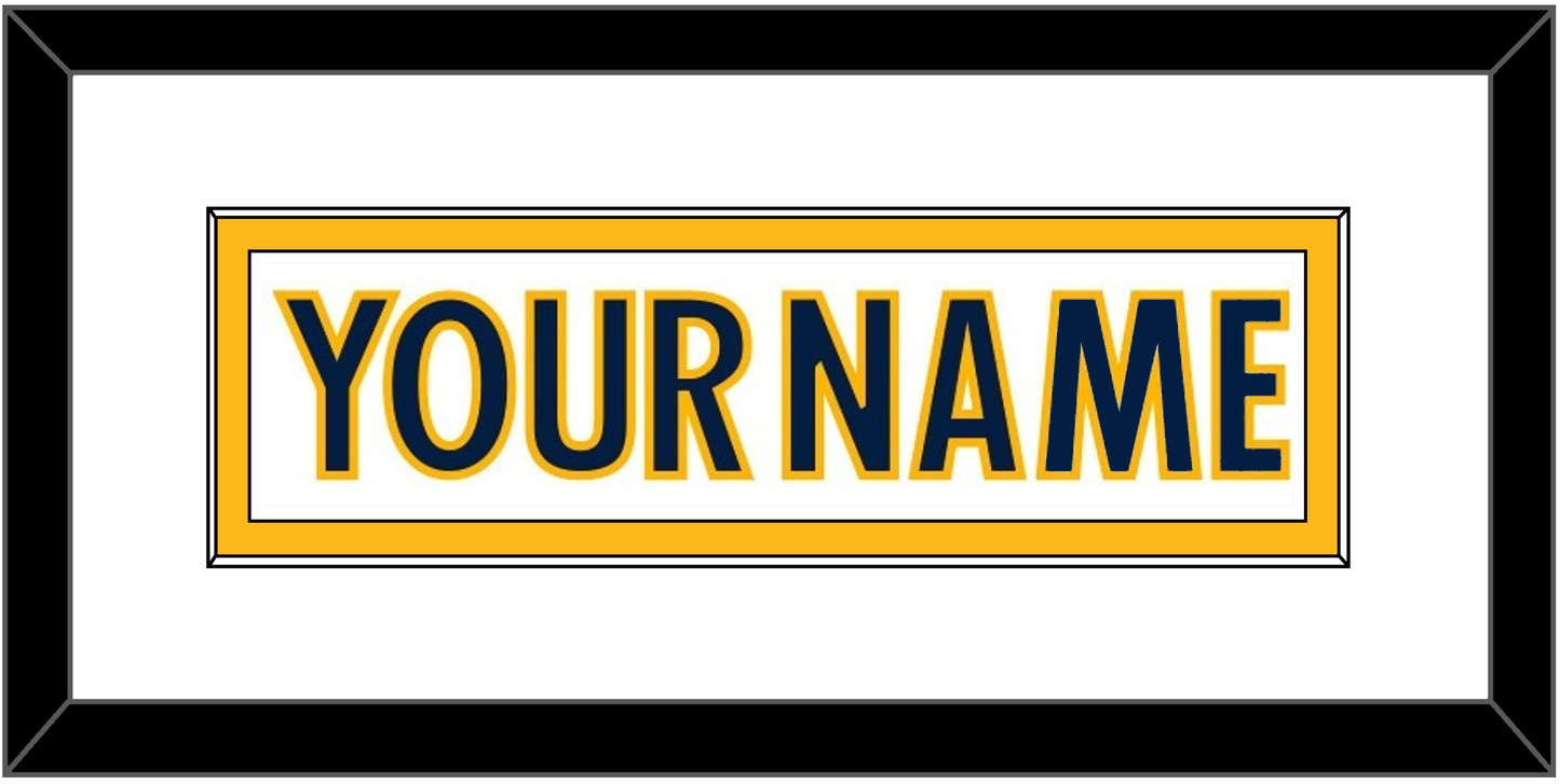 Nashville Nameplate - Road White - Essential Tier 1