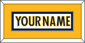 Nashville Nameplate - Road White - Single Mat 2