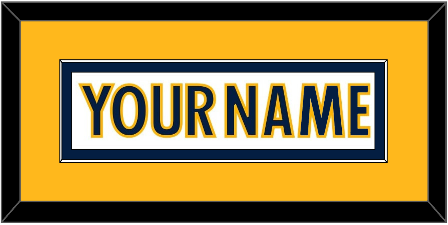 Nashville Nameplate - Road White - Essential Tier 2