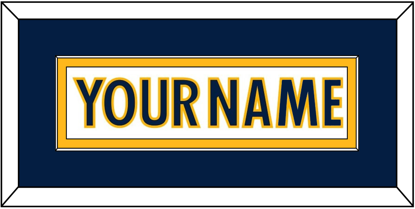 Nashville Nameplate - Road White - Essential Tier 3